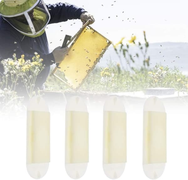 4PCS Bieflukt Tilbehør Plast Honeycomb Bieholder Biehive
