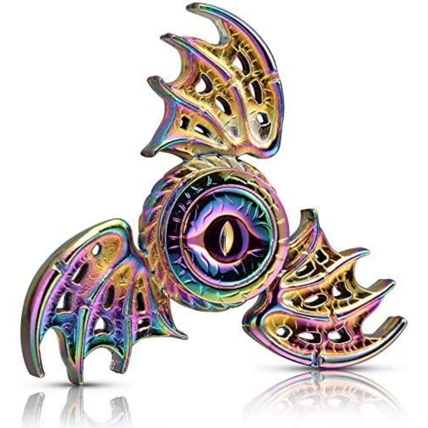 Regnbuefarver, Dragon Wing Fidget Spinner Håndlegetøj Spe O