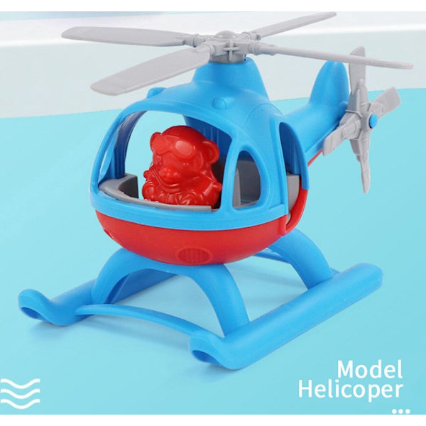 Modell av propellerflygplan (helikopterstil)