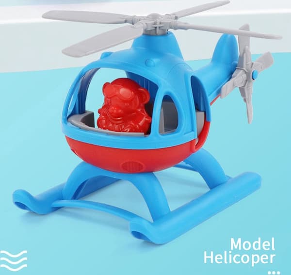 Propelmodelflyvemaskinelegetøj (helikopterstil)