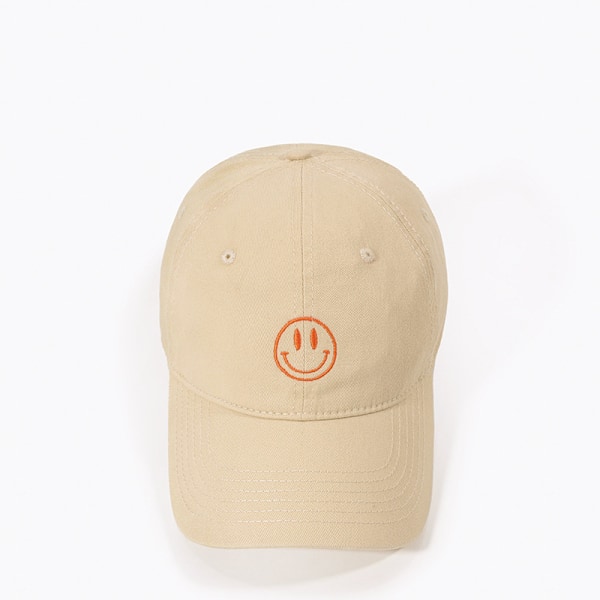 Hip Hop-keps med leende ansikte - Unisex, Vintage Distressed