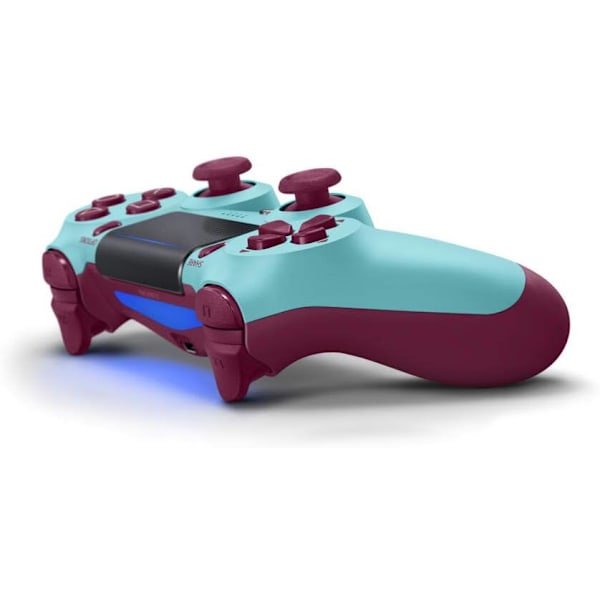 P4 Trådløs Bluetooth Gamepad med Vibration (Berry Blue)