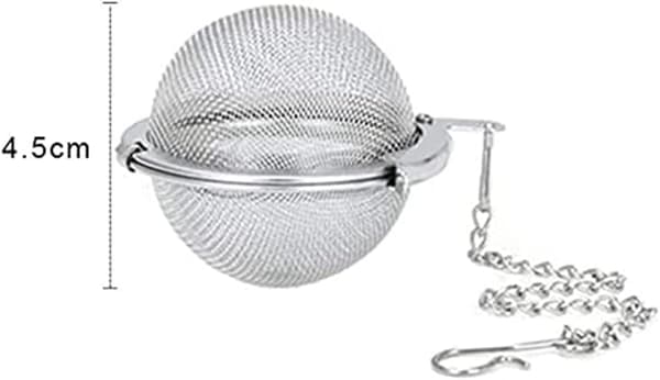 Rostfritt stål teinfuser, tesil, 4,5 cm tekula, te fi