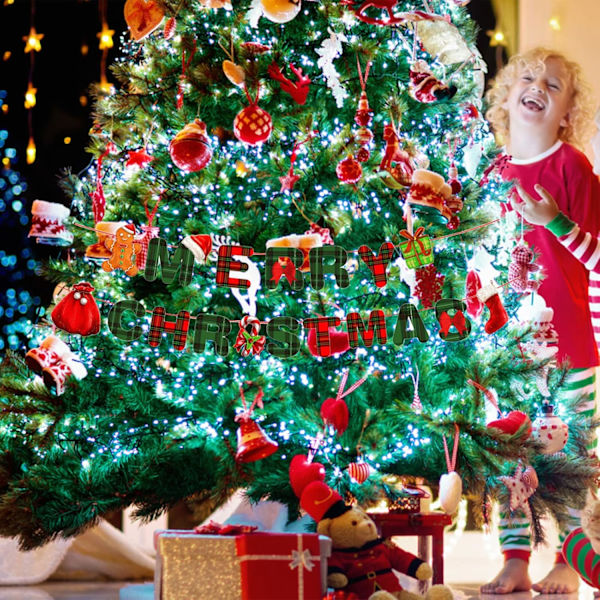 3m Julebanner til vegg, Julebanner, Juleflagg, Julepynt, God Jul S