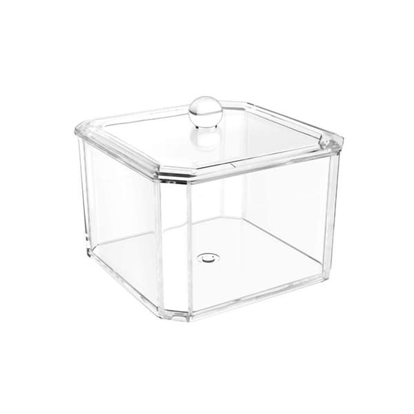 Bomullsstjälkbox, transparent akryl bomullsstjälkbox, bomullsstjälk