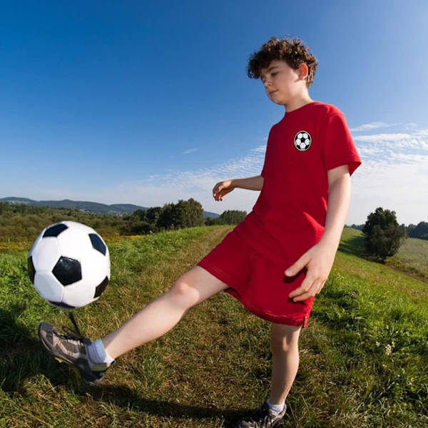 12 stk. (6,3 cm) boldmærker fodbold bold strygemærker f H