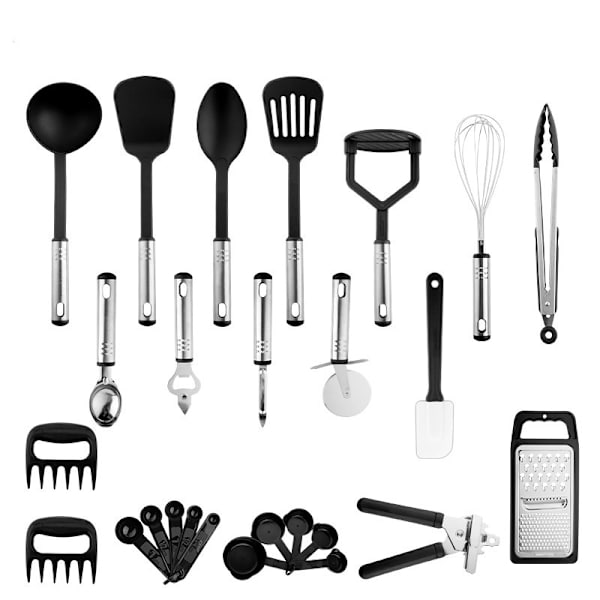 26-delars kökstillbehör set, matlagningsset, köksredskap s
