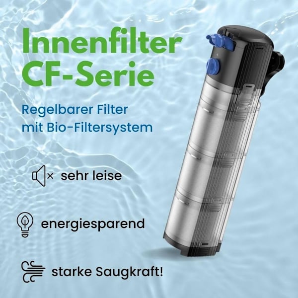 Akvariefilter CF-1500S I Justerbart innvendig filter for akvarium
