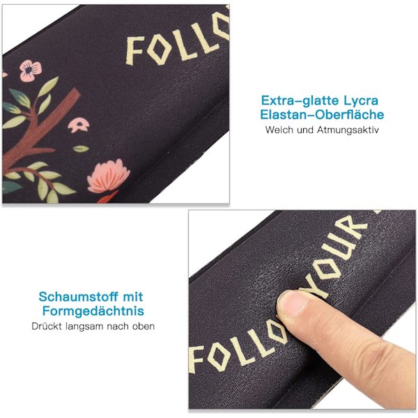 Ergonomiskt handledsstöd för tangentbord och musmatta med handledsstöd