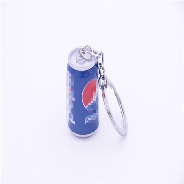 Sød Mini Cola Sprite Vil Gå Dåse Emulering Drik Keychain Kaffe Øl Flaske Taske Vedhæng Lille Gave