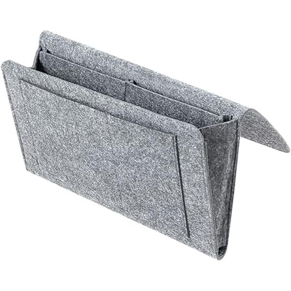 1 st hängande filt-sängbordssorterare för hem, säng, soffa, våningssängar (grå) N