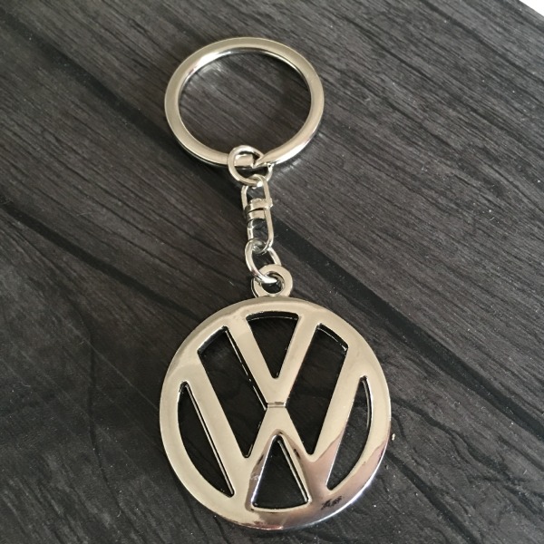 VW Nøkkelring Ny Metall Nøkkelring Henger Sølv H