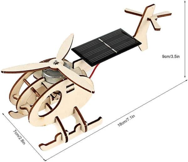 Solcellsdrivet flygplan, DIY trä solcellsdrivet flygplan Educati