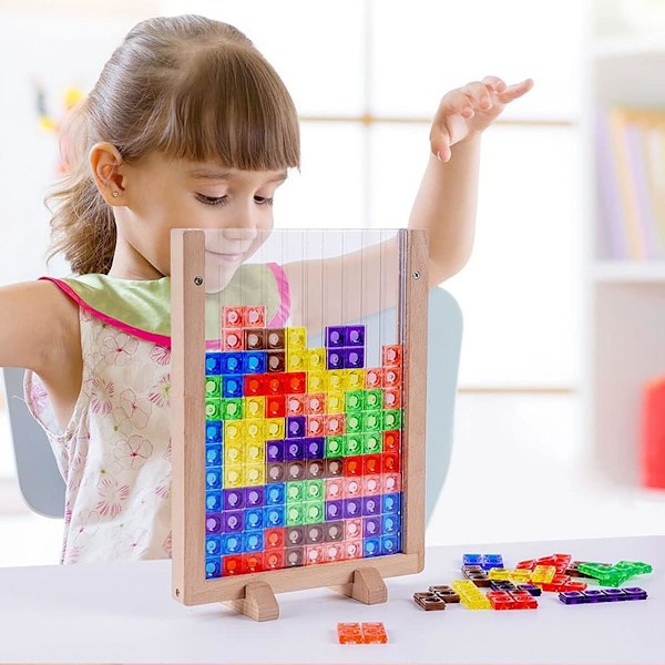 Palikat Puzzle, 3D Läpinäkyvät Aivot Teaser Lelut, 3D Palapelit, Lelut 3 4 5 6 7 8 9 10 Vuotiaille Pojille Tytöille Lapsille H