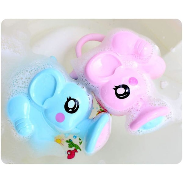 2-pack Baby Fun Duschtøy Elefant Sprinkler Lekfull Badlek Söt Present för Barn Vattenlek B