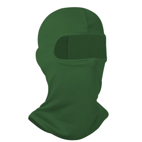 (Militærgrøn) Balaclava-skimaske, UV-beskyttelse, tørklæde til Mo