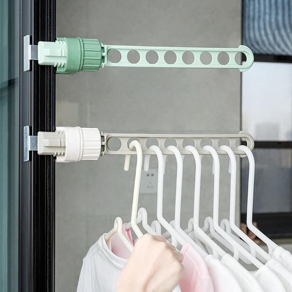 Tøjstativ, Vindue Ramme Tørrestativ, 8 Huller, Snap-on H