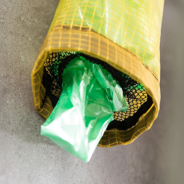 2 stk. Sorte Plastikposeholdere Hængende Opbevaringsdispensere L