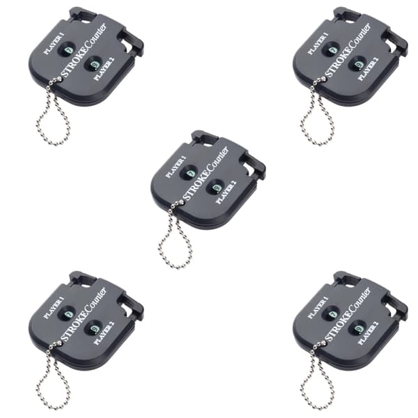 (5-pack) 2-spelare Stroke Counter Golf Score Indikator 2 Siffror