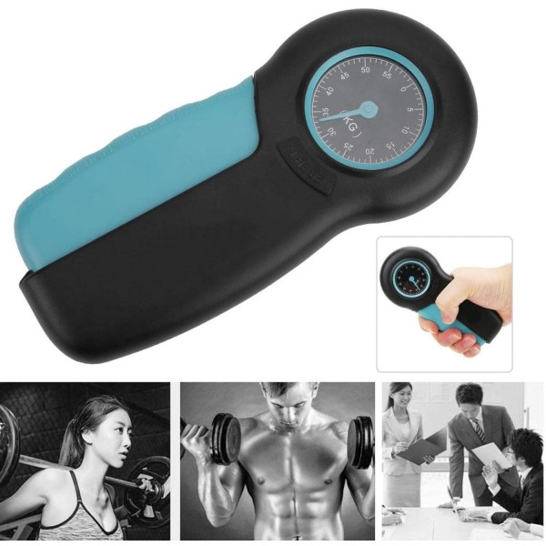 Handdynamometer, mekanisk greppstyrketestare, greppmätare för