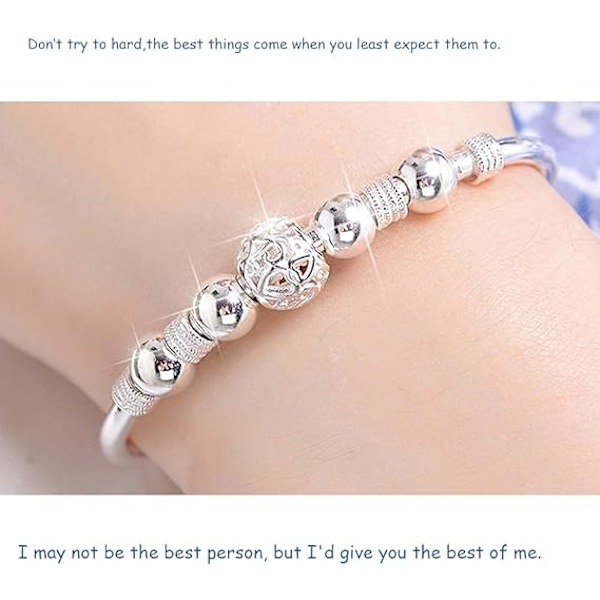 Spinner Bangles Armbånd til Kvinder Fidget Armbånd til Angst A Z