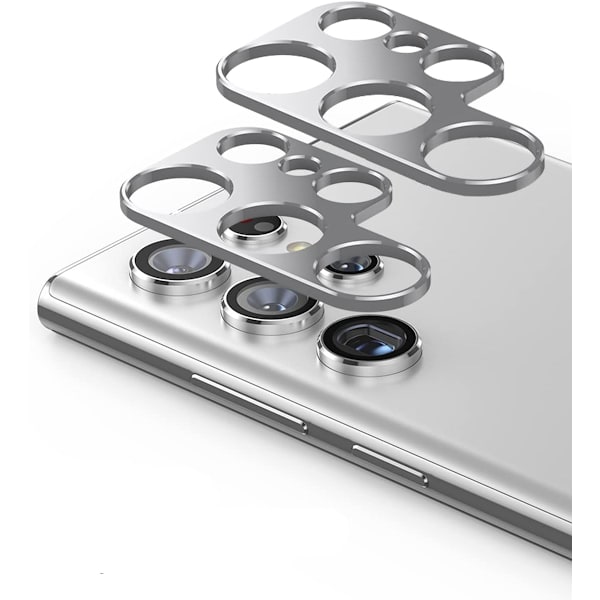 2 kpl kameran linssinsuojaa yhteensopiva Samsung Galaxy S22 Ultran kanssa, alumiinia