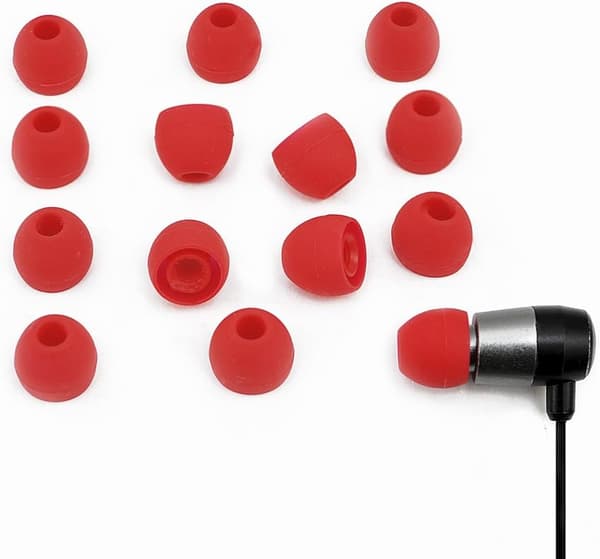 Udskiftning af ørepropper til de fleste mærker af in-ear-hovedtelefoner 7 par (Se