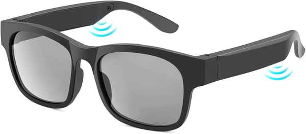 Smarta glasögon - Bluetooth-anslutning - samtal, musikuppspelning
