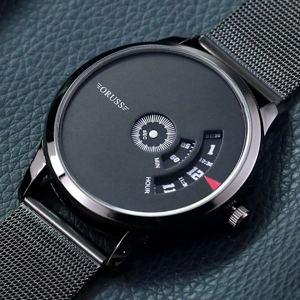 Herreure Vandtæt Cool Unikt Ur Skørt Sjovt Kreativt Design Mode Quartz Analog Armbåndsure til Herregaver