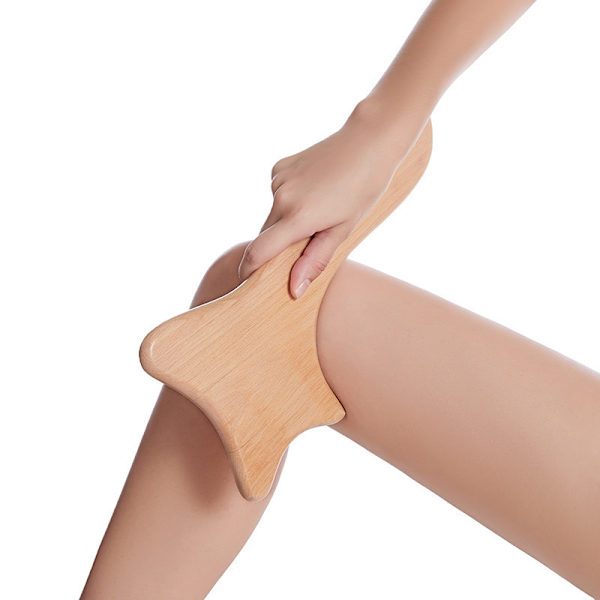 Trälymfdränageverktyg gua sha-verktyg, träterapimassage