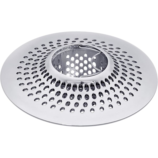 Avløpsfilter for hår/dusj-/badekaravløp/sil i rustfritt stål
