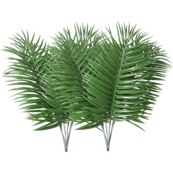 12 kpl Keinotekoiset palmunlehdet Fake Tropical Plants Fake Leaves Par