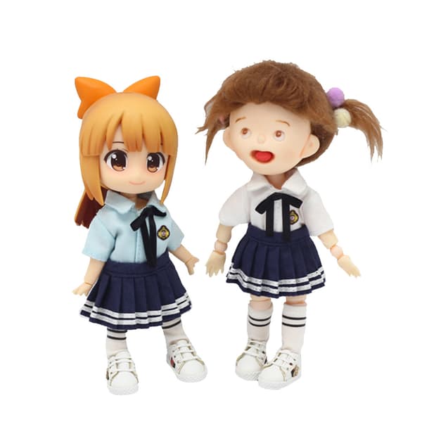 ob11 Dockkläder Uniform Skoluniform Set för GSC Molly 1/12 BJD Dockkläder Dock Acc