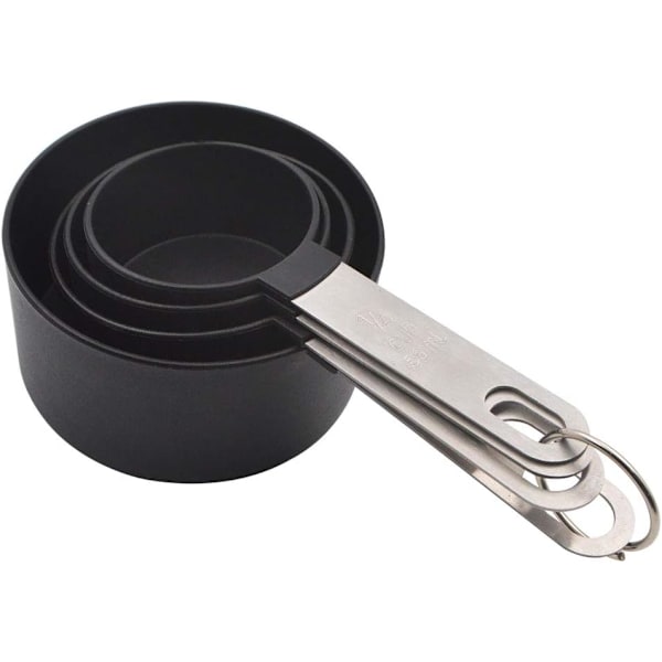 Plastmätkopp med måttsked - 8-delat set - Kopp en