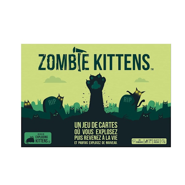 ZOMBIE KITTENS - Atmosfäriskt spel för barn från 7 år - Kortspel där du exploderar och Co B
