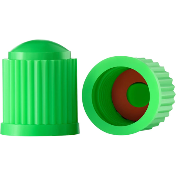 Däckventilhattar (30-pack) Gröna, Universalstamskydd för bilar,