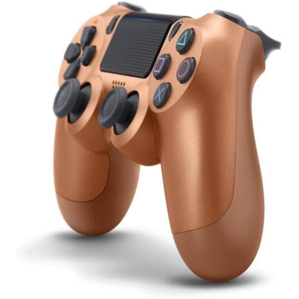 P4 Trådløs Bluetooth Vibrasjons Gamepad (Gull)