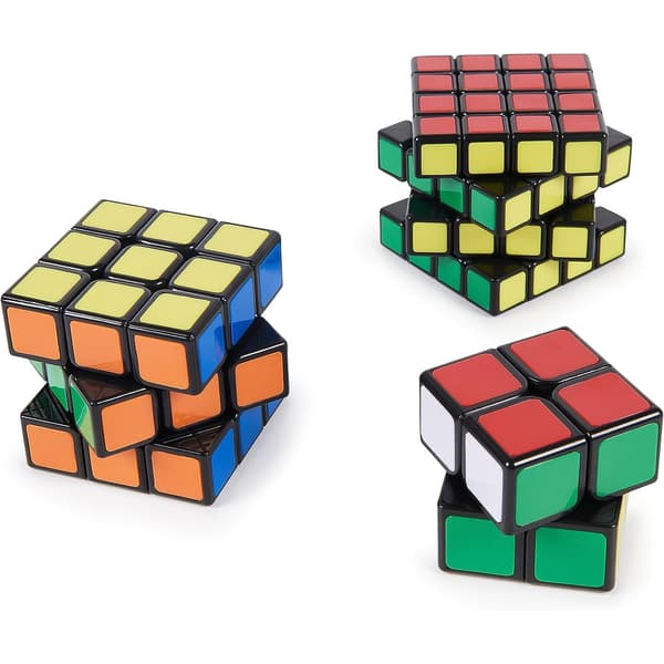 Svart Rubiks kube sett 3 stykker