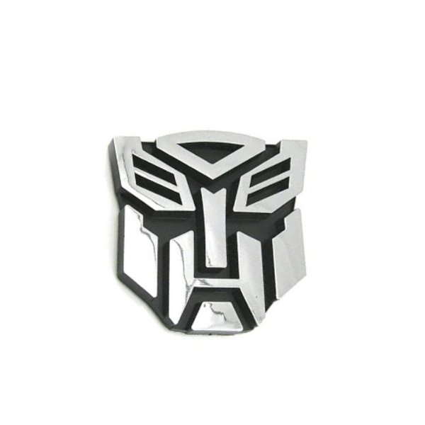 1 pari Autobot-autotarroja kromattua PVC:tä, Transformers Autobot -autotarvikkeet