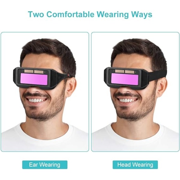 Svejsebriller, Automatisk Svejsemaske, Solar Auto-Mørkende TIG