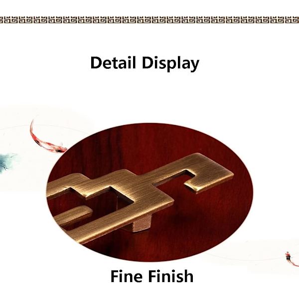 Set med 2 dørhåndtak, 128 mm skaphåndtak, europeisk stil