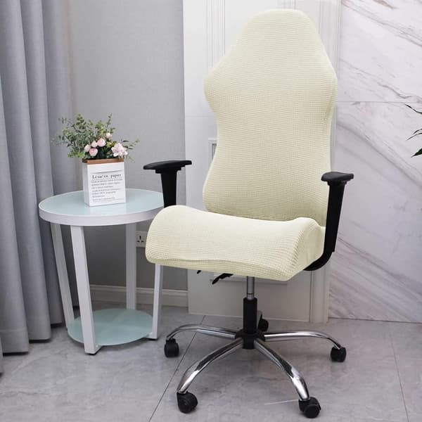 Kontorstoltrekk Hvit Avtakbart Universal Moderne Minimalisme Stil