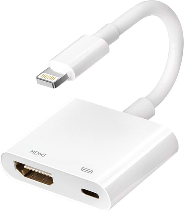 Lightning til HDMI-adapter, 1080P digital synkroniseringsskærmkonverter AV