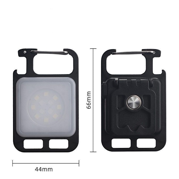 LED Nøglering COB Lommelygte Nøglering Arbejdslys med Aima E