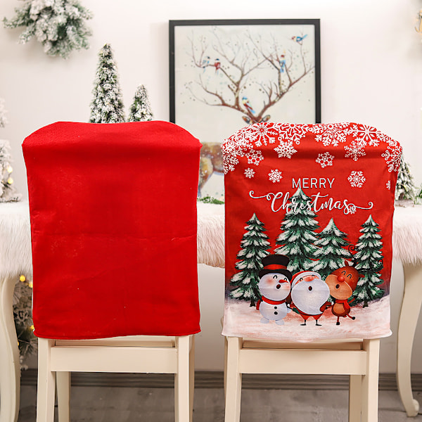 2 stycken julstolsöverdrag, storlek 2 B