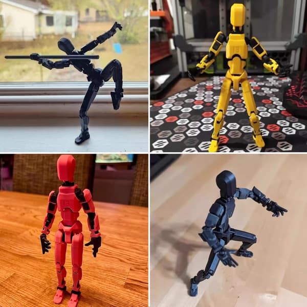 T13 Actionfigur, Robot Actionfigur, T13 Actionfigur 3D Printe