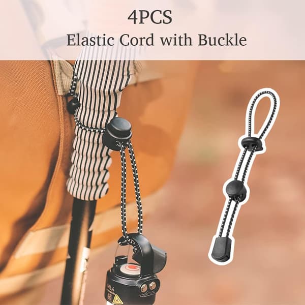 4 st Fästspänne Snodd Lanyard Elastisk Snodd med Lanyard Ela