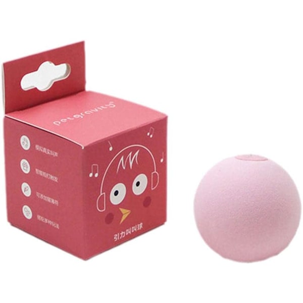 Smart Pet Bollspel Interaktivt Leksak för Husdjur, Smart Självrullande Boll för Husdjur, Rullande Boll för Husdjur （pink）