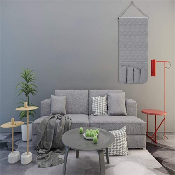 2 Sofa Armrest Organizer, 5 Lommer, Sklisikker, Passer til Tabl
