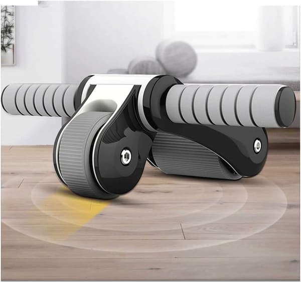 Foldbar Ab Roller Wheel Træningsudstyr, Automatisk Foldbar R